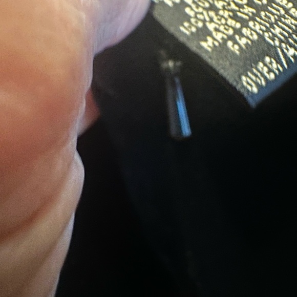 Dana Buchman Black silk & rayon velvet long sleeves midi dress NWT size 16-lined - Picture 4 of 11